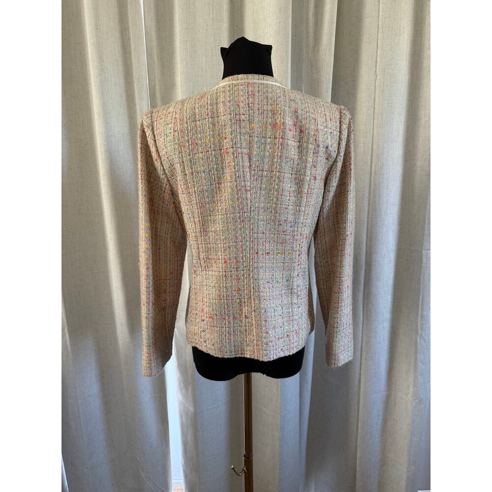 Pastel Jacket By Laura Scott Size 6 Petite - Picture 2 of 5